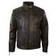 Illustration for article titled Retro Urban Vintage Distressed Biker Brown Real Leather Jacket